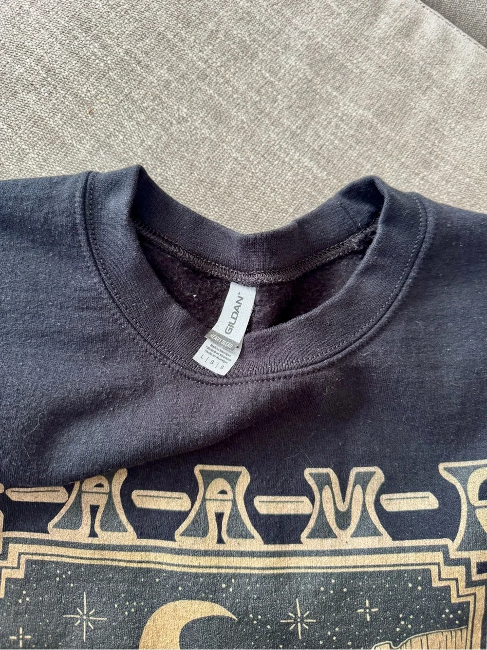Black Caamp Fall Tour Graphic Crewneck Sweater